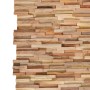 3D-Wandverkleidungsplatten 10 Stück Teakholz 1,08 m² von vidaXL, Wandverkleidung - Ref: Foro24-326178, Preis: 74,80 €, Rabatt: %