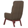 Sillón de relax de tela gris taupe