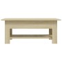 Mesa de centro madera de ingeniería roble Sonoma 102x55x42 cm de vidaXL, Mesas de centro - Ref: Foro24-810256, Precio: 50,77 ...