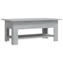 Sonoma Grau Ingenieurholz Couchtisch 102x55x42 cm von vidaXL, Couchtisch - Ref: Foro24-813075, Preis: 59,17 €, Rabatt: %