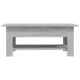 Sonoma Grau Ingenieurholz Couchtisch 102x55x42 cm von vidaXL, Couchtisch - Ref: Foro24-813075, Preis: 59,17 €, Rabatt: %