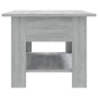 Sonoma Grau Ingenieurholz Couchtisch 102x55x42 cm von vidaXL, Couchtisch - Ref: Foro24-813075, Preis: 59,17 €, Rabatt: %