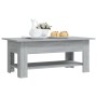 Sonoma Grau Ingenieurholz Couchtisch 102x55x42 cm von vidaXL, Couchtisch - Ref: Foro24-813075, Preis: 59,17 €, Rabatt: %