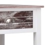 Mesa de centro de madera marrón 100x50x45 cm