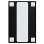 Espejo de pared metal negro 60x40 cm