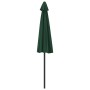 Green aluminum semicircular balcony umbrella 270x144cm by vidaXL, Umbrellas - Ref: Foro24-44588, Price: 67,82 €, Discount: %