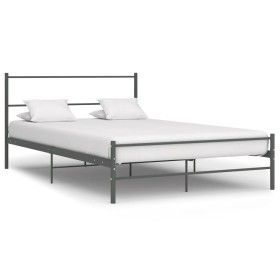 Graues Metallbettgestell 120x200 cm von vidaXL, Betten und Lattenroste - Ref: Foro24-284686, Preis: 90,33 €, Rabatt: %