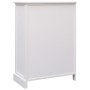 Aparador con 10 cajones madera blanco 113x30x79 cm