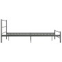 Gray metal bed frame 120x200 cm by vidaXL, Beds and slatted bases - Ref: Foro24-284686, Price: 90,33 €, Discount: %