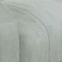 Sillón de masaje de terciopelo gris claro