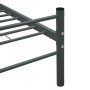 Gray metal bed frame 120x200 cm by vidaXL, Beds and slatted bases - Ref: Foro24-284686, Price: 90,33 €, Discount: %