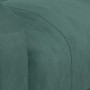 Sillón de masaje de terciopelo verde oscuro