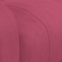 Sillón de masaje de terciopelo rojo tinto