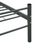 Estructura de cama de metal gris 200x200 cm de vidaXL, Camas y somieres - Ref: Foro24-284687, Precio: 120,12 €, Descuento: %