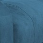 Sillón de masaje de terciopelo azul