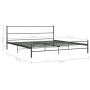 Estructura de cama de metal gris 200x200 cm de vidaXL, Camas y somieres - Ref: Foro24-284687, Precio: 120,12 €, Descuento: %