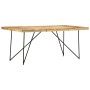 Esstisch aus massivem Mangoholz, 180 x 90 x 76 cm von vidaXL, Küchen- und Esstische - Ref: Foro24-282880, Preis: 270,05 €, Ra...