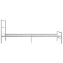 Bettgestell aus weißem Metall, 100 x 200 cm von vidaXL, Betten und Lattenroste - Ref: Foro24-284693, Preis: 67,19 €, Rabatt: %