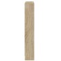 Mueble zapatero madera contrachapada color roble 59x17x108 cm
