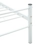 Bettgestell aus weißem Metall, 120 x 200 cm von vidaXL, Betten und Lattenroste - Ref: Foro24-284694, Preis: 90,52 €, Rabatt: %