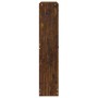 Mueble zapatero madera contrachapada roble ahumado 59x17x81 cm