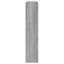Mueble zapatero madera contrachapada gris Sonoma 59x17x81 cm