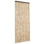 Cortina mosquitera de chenilla beige 90x220 cm