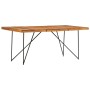 Akazienholz Massivholz Esstisch 180x90x76 cm von vidaXL, Küchen- und Esstische - Ref: Foro24-282881, Preis: 278,74 €, Rabatt: %