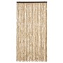 Cortina mosquitera de chenilla beige 100x220 cm