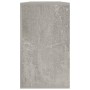 Banco zapatero madera contrachapada gris hormigón 80x24x45 cm