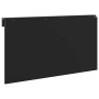 Mesa de pared plegable madera contrachapada negra 100x60x56 cm