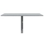 Mesa de pared plegable contrachapada gris Sonoma 100x60x56 cm