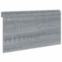 Mesa de pared plegable contrachapada gris Sonoma 100x60x56 cm