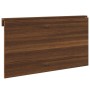 Mesa de pared plegable contrachapada marrón roble 100x60x56 cm