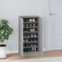 Mueble zapatero madera contrachapada gris Sonoma 55x35x108 cm