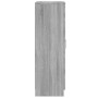 Mueble zapatero madera contrachapada gris Sonoma 55x35x108 cm
