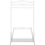 Kleiderständer aus weißem Stahl von vidaXL, Kommoden-Organizer und Bar-Kleiderbügel - Ref: Foro24-242999, Preis: 51,95 €, Rab...