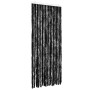 Cortina mosquitera de chenilla gris antracita 56x185 cm