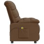 Sillón de masaje eléctrico tela marrón