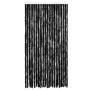 Cortina mosquitera de chenilla gris antracita 100x220 cm