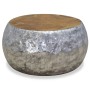 Mesa de centro aluminio teca 60x60x30 cm de vidaXL, Mesas de centro - Ref: Foro24-244549, Precio: 156,21 €, Descuento: %