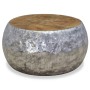 Mesa de centro aluminio teca 60x60x30 cm de vidaXL, Mesas de centro - Ref: Foro24-244549, Precio: 156,21 €, Descuento: %