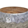 Mesa de centro aluminio teca 60x60x30 cm de vidaXL, Mesas de centro - Ref: Foro24-244549, Precio: 156,21 €, Descuento: %