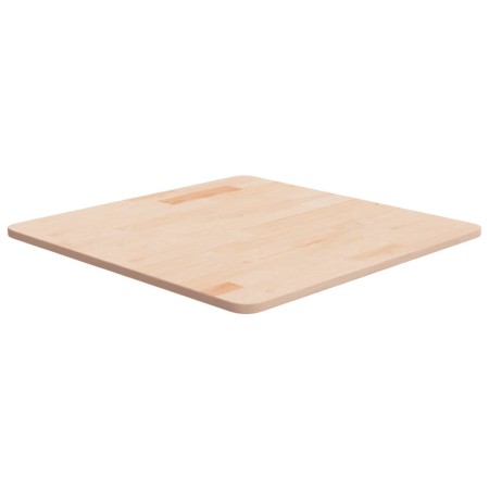 Tablero de mesa cuadrada madera de roble sin tratar 60x60x1,5cm