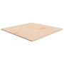 Tablero de mesa cuadrada madera de roble sin tratar 90x90x1,5cm