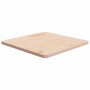 Tablero de mesa cuadrada madera de roble sin tratar 60x60x2,5cm