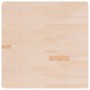 Tablero de mesa cuadrada madera de roble sin tratar 90x90x2,5cm