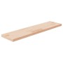 Tabla de estantería madera maciza roble sin tratar 80x20x2,5 cm