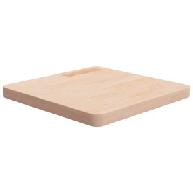 Tablero de mesa cuadrada madera roble sin tratar 50x50x4 cm