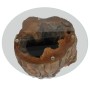Mesa de centro de teca y vidrio 50x40 cm de vidaXL, Mesas de centro - Ref: Foro24-245069, Precio: 155,36 €, Descuento: %